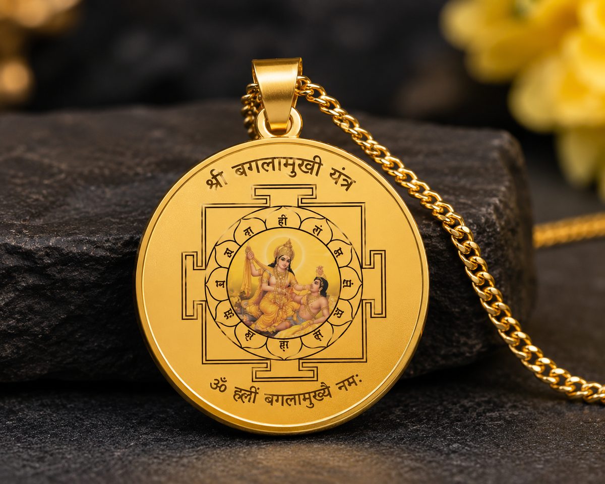 माँ बगलामुखी यंत्र लॉकेट